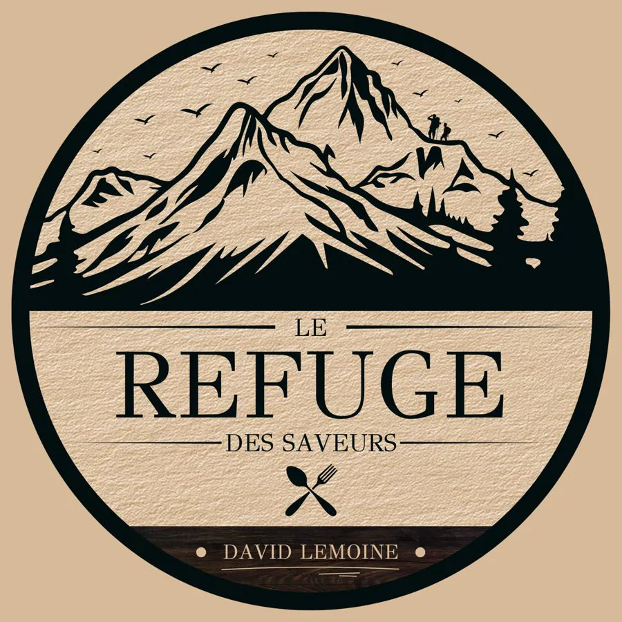 Logo du Refuge des Saveurs, créé par Vincent